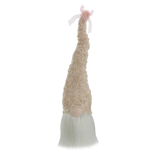 21.5" Pink & White Easter Gnome Head Décor By Northlight | 21.5" x 6" x 6" | Michaels®